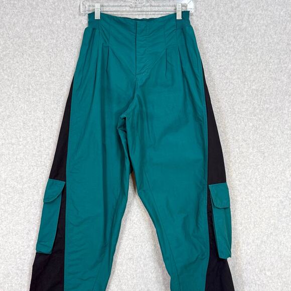 Free People FP Movement Mesmerize Me Colorblock Cargo Pants Size S Spruced Up - Picture 3 of 16